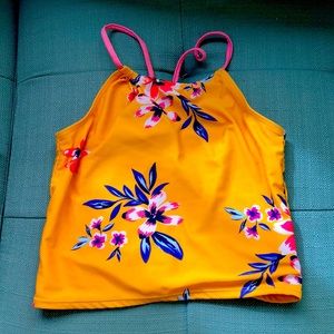 Swimsuit  material adorable tank top summer shirt nice and breezy.